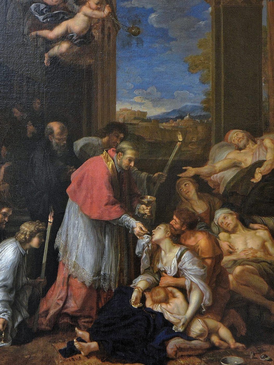Saint Charles Borromeo Giving Communion to the Plague-Stricken