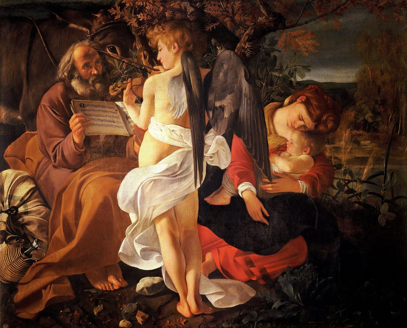 Rest on the Flight into Egypt, c. 1597 · Galleria Doria Pamphilj, Rome