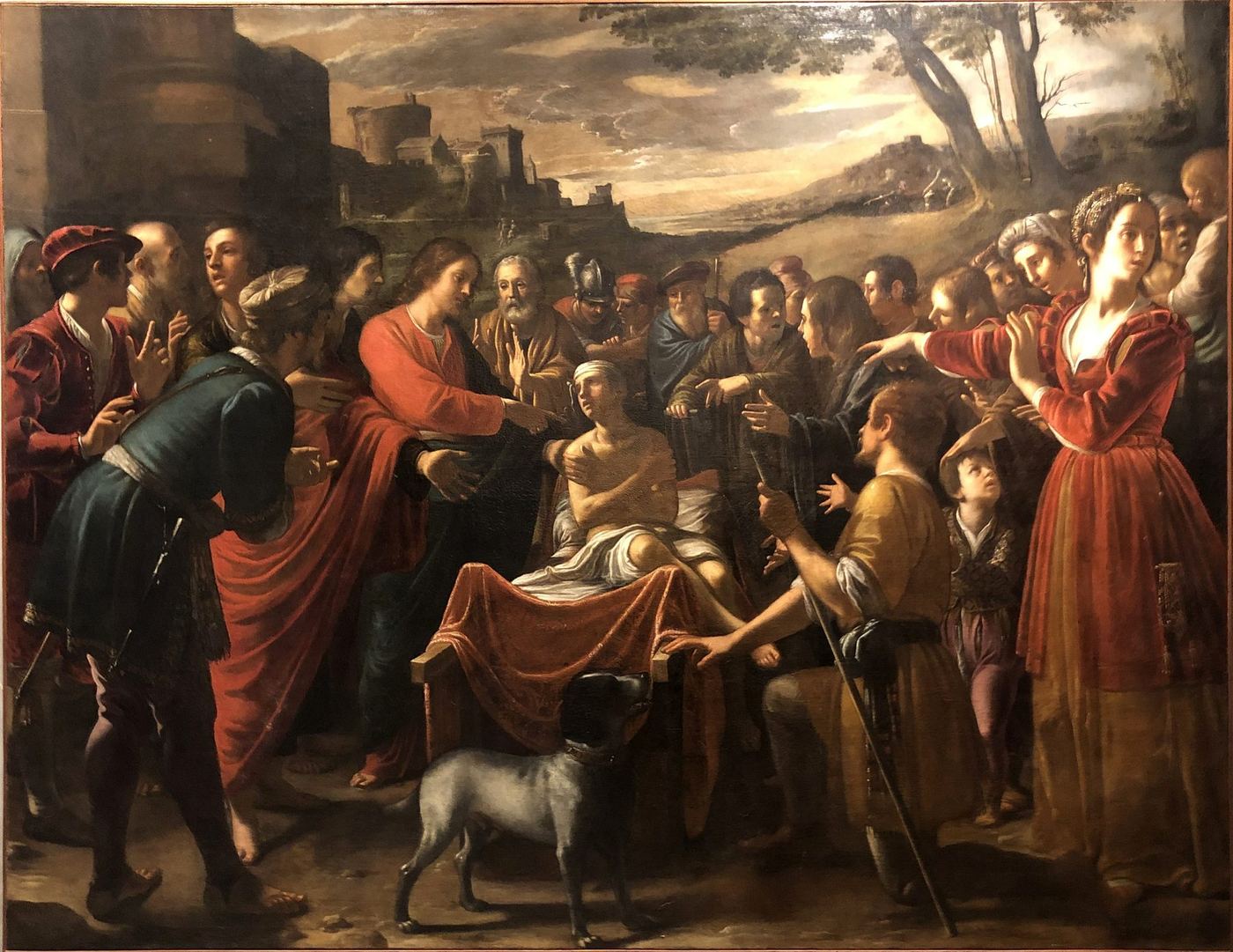 Mario, the painter: The Miracle of the Widow of Nain