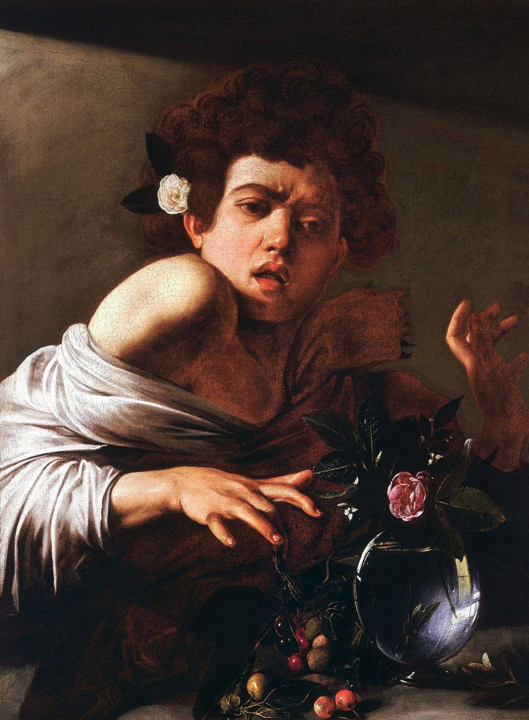 Boy Bitten by a Lizard, c. 1594–95