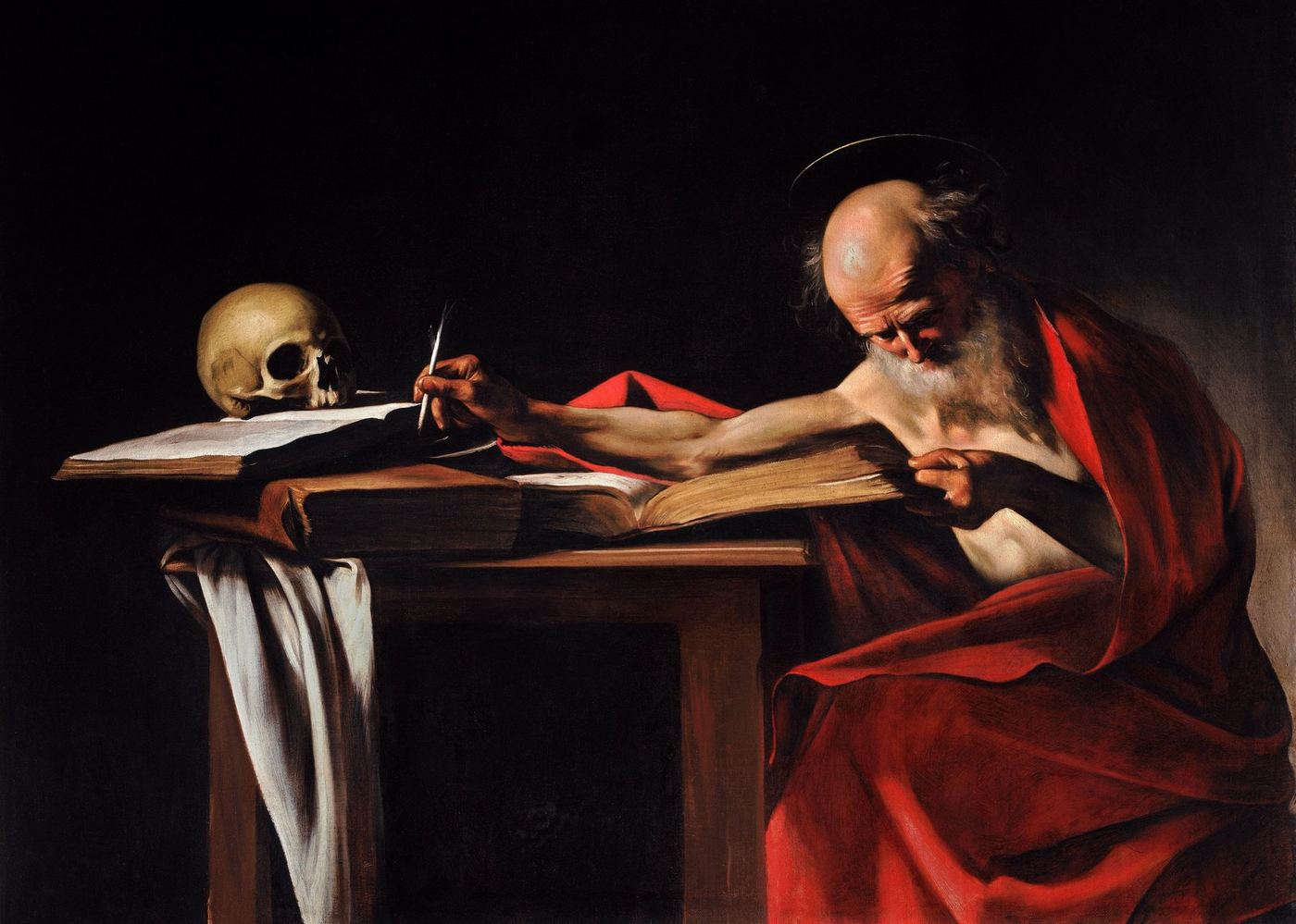 Saint Jerome Writing, 1605–06